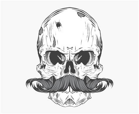 However, the skull has long been regarded by most cultures as a symbol of death. Tattoo Bearded Skull Calavera Finger Moustache Clipart ...