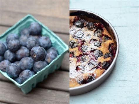 Decrease your risk of certain types of cancers; damson plum clafoutis | Clafoutis, Plum clafoutis