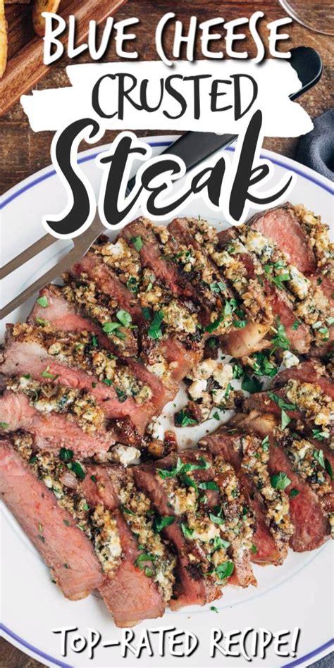 Last night i tried the cast iron salt/cornstarch method with a pre freeze for 30 minutes prior to cooking. How to Make Blue Cheese Crusted Steak | Recipe | Blue ...