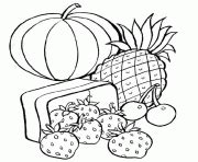 Coloriage fruits rouges en ligne gratuit a imprimer. Coloriage FRUITS & Dessin Fruits sur Coloriage.info