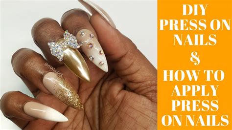 Lmk what you guys think of this. DIY Fake Nails No Acrylic Press Ons How To Apply Press On ...