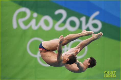 Tom daley and dan goodfellow towel off after completing a dive together during a training session at the maria lenk aquatics centre on thursday (august 4) in rio de after the last olympics, i didn't want to dive again, tom revealed recently. Tom Daley & Daniel Goodfellow Celebrate Bronze Medal at ...