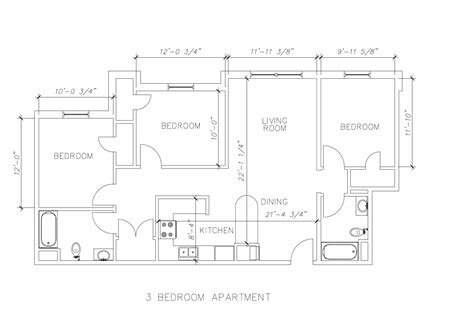Apartment two bedroom c apartments 220 4 ave sw, calgary these ˜oor plans are representative only. Seahawk Landing 3 Bedroom Floor Plan and Room Dimensions ...