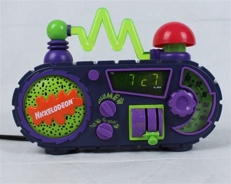 This alarm clock was responsible for me being the person i am today. Vintage 1995 Nickelodeon Time Blaster Rise & Slime Digital ...