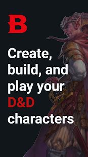 It will also feature a character builder, digital sheets to help players keep track of their character's statistics and equipment, as well as a suite of tools but it's not just a smartphone app. D&D Beyond Player Tools - mobile character sheets - Apps ...