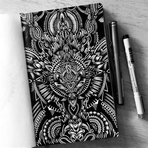 Begin to paint your flower. 22 Detailed Drawings Created By An Obsessed And Talented ...