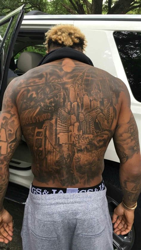 First of all, it offers as much space as possible. front and back | tattoos | Tattoos, Back tattoos, Beckham jr