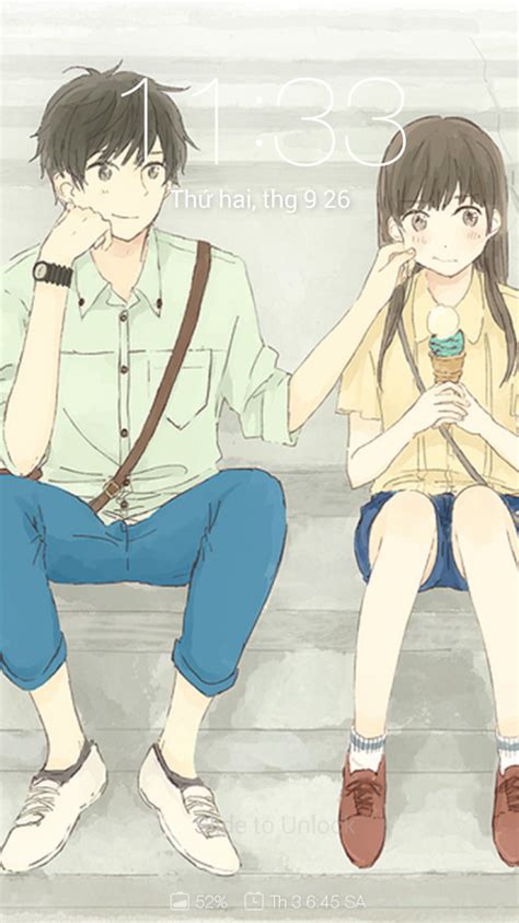 Apabila anda ingin mencoba foto anime couple. Wallpaper Pp Wa Couple Anime Terpisah