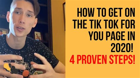 That way, you'll know how to get the most out. HOW to Get on the TIKTOK FOR YOU PAGE in 2020: 4 PROVEN ...