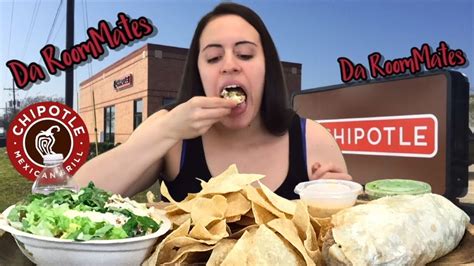 Chipotle | Burrito & Mexican Bowl | Mukbang Eating Show ...