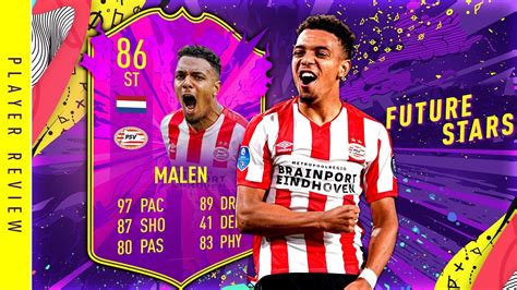 Donyell malen (born 19 january 1999) is a dutch professional footballer who plays as a forward for eredivisie club psv eindhoven and the netherlands national team. 86 Future Stars Malen Review | Fifa 20 Future Star Donyell Malen Player Review - YouTube