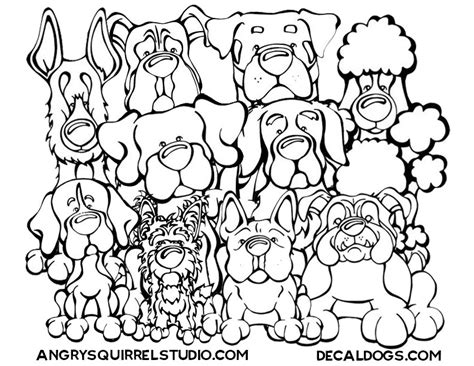 Simply click the free dog images, print the image and color until your hearts content. Dog Breed Coloring Pages at GetColorings.com | Free ...