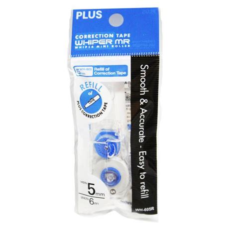 What good correction tape can do for artists, creative individuals, and everyday office life. PLUS Correction Tape Refill 5mm WH-605R