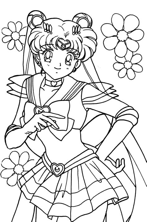 Enjoy coloring this sailor pluto coloring page for free. Sailor Scouts Coloring Pages at GetDrawings.com | Free for ...