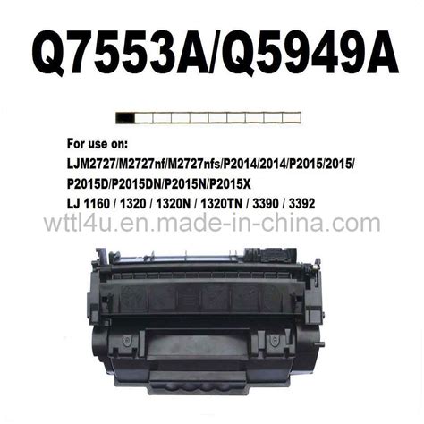 The utility can be used with a usb connection. China Cartucho de tóner para HP 1160/1320/3390/3392 (Q5949 ...