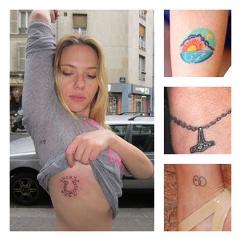 Scarlett johansson tattoos meanings and photos | home finance. The 25 Sexiest (Famous) Girls with Tattoos | Scarlett ...
