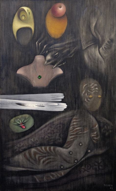 Toyen, born marie čermínová in 1902, was part of the czech surrealist movement in prague. The Paintings of Avant Garde Surrealist Toyen