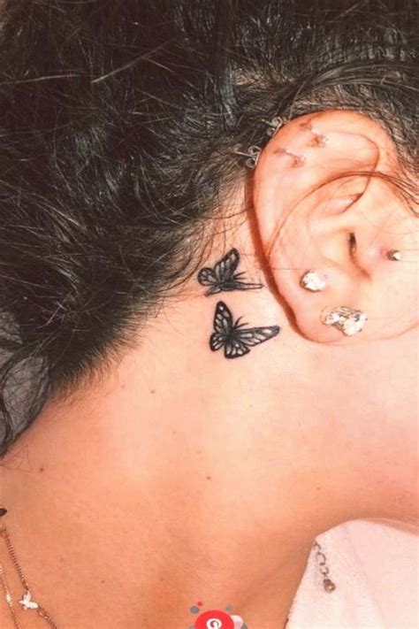 A small feather tattoo behind the ear means something more intimate than a simple feather design on arm. Small Meaningful Tattoos Behind Ear in 2020 | Behind ear ...