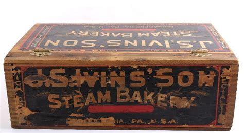 J.S. Ivins' Son Steam Bakery Advertising Box Early