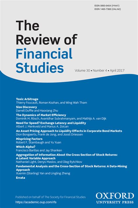 Businesses obtain financing through a variety of means, ranging from equity investments to credit arrangements. Mispricing Factors | The Review of Financial Studies ...