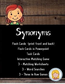 Synonyms for flower in free thesaurus. Synonym Bundle by Stephanie Estes | Teachers Pay Teachers