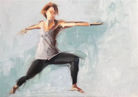 Archival art print of my original line drawing. yoga pose painting - Denise Hopkins Fine Art