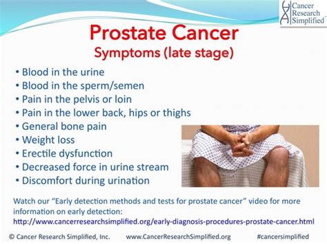 Five potential warning signs of prostate cancer are: Cancer Blog | Cancer Education and Research Institute ...