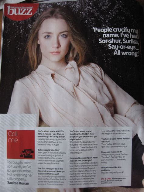 Saoirse una ronan was born in the bronx, new york city, new york, united states, to irish parents, monica ronan (née brennan) and paul ronan, an actor. Saoirse Ronan | J.R.R. Tolkien Books and Movies ...