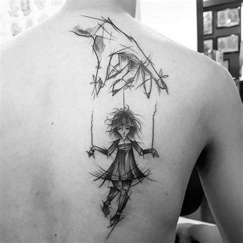 This is a wonderful option for those who have carefree hearts. 60 Puppet Tattoo Designs For Men - String Ink Ideas