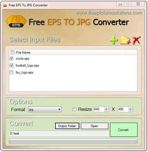 This is a free and online jpg converter to convert your png & gif images to jpg format. Free Picture Solutions - Free EPS to JPG Converter