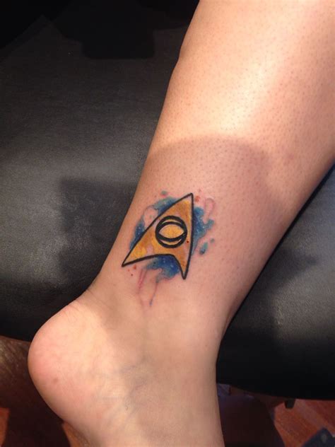 You'll receive email and feed alerts when new items arrive. Abstract watercolor Star Trek symbol tattoo