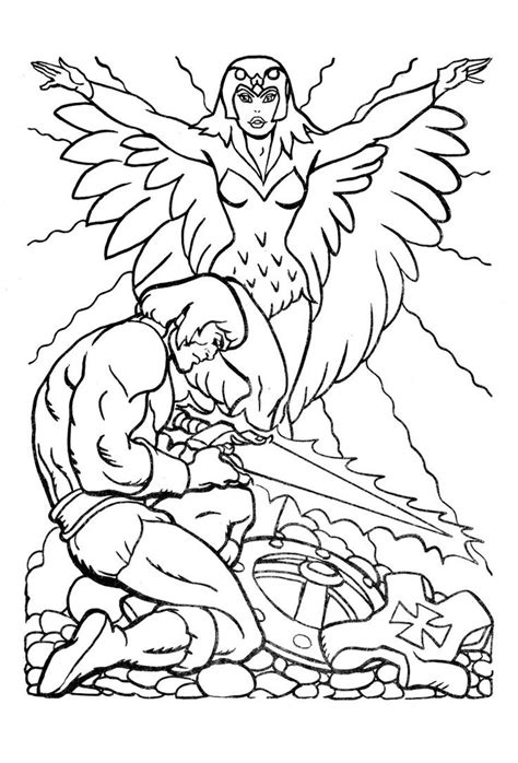 Select from 35970 printable crafts of cartoons, nature, animals, bible and many more. He man coloring pages to download and print for free