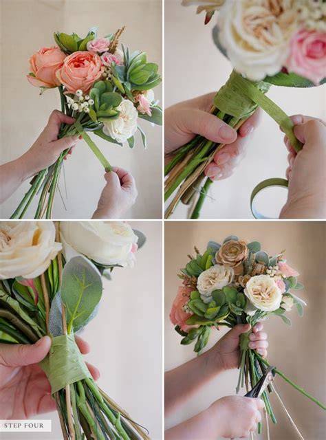 These kusudama origami bridal bouquets are remarkably simple to make, and can be made to your taste using a variety of different types, colors, patterns and sizes of i love how unique this bouquet is, and that it's a diy bouquet! Wedding DIY Tip: Make Your Own Bridal Bouquet From Faux ...