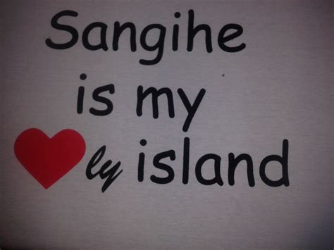 The largest island, also called sangihe, has an active volcano, mt. Sangihe