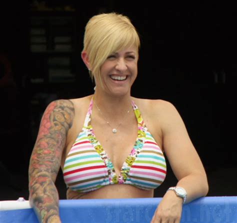 Bringing back style one decade at a time. Fast N' Loud office manager Christie Brimberry bikini photos