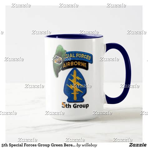 60% off invitations, holiday cards & more! 5th Special Forces Group Green Berets SFG SF Vets Mug ...