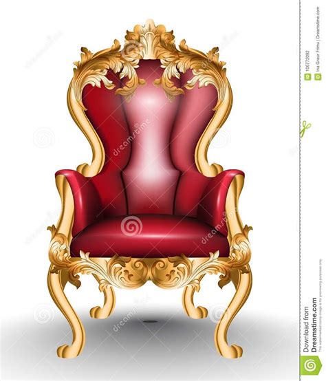 Check spelling or type a new query. Red Baroque Glamourous Armchair Isolated On White ...
