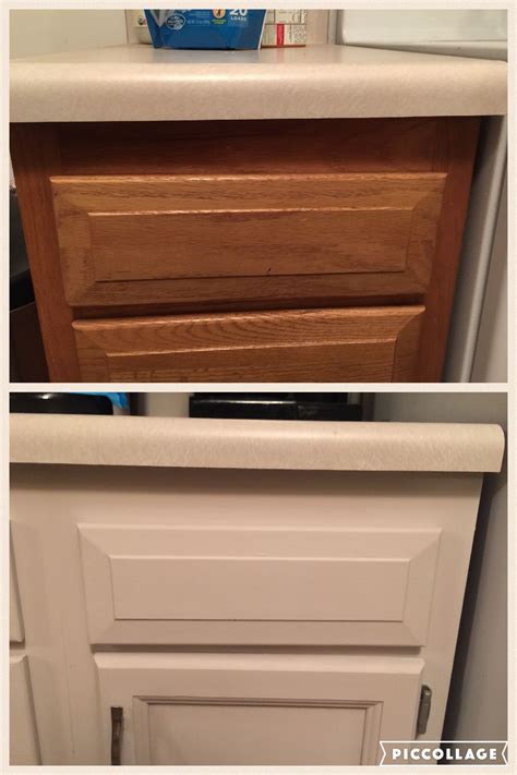 See more ideas about kitchen cabinets, painting kitchen cabinets, kitchen redo. Amy Howard Chalk Paint - Spa White with light antique wax - before and after - two coats wi ...