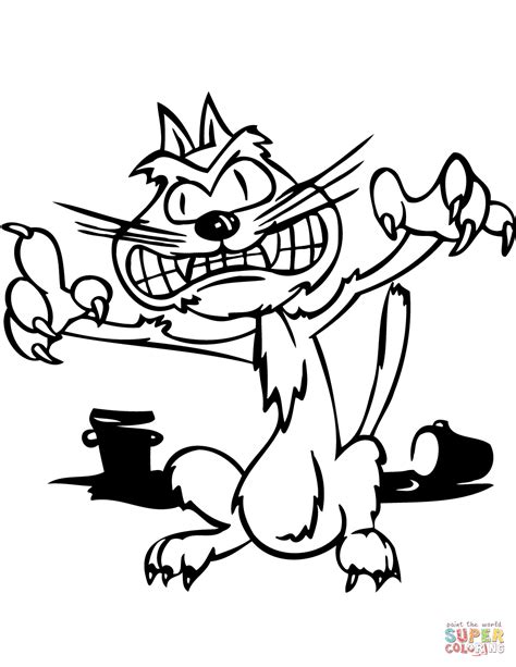 Download Halloween Black Cat Coloring Pages at GetColorings.com ...