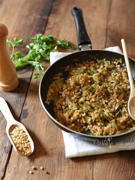 Questo tipo di pasta io aspettavo di avere i primi carciofi per poter sperimentare questa ricetta annotata qualche anno fa e. Fregola sarda zucca e carciofi | Pasta e non solo ...