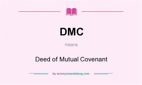 Dmc has a binding force over all owners, incorporated owners, manager owner has lost the original deed of assignment (doa) statutory declaration (sd) required for missing doa? DMC - Deed of Mutual Covenant in Undefined by ...