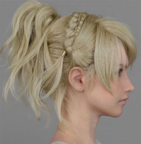 Tending bob hairstyles for curly hair. final fantasy xv Luna hairstyle | Fantasy hair, Hair ...