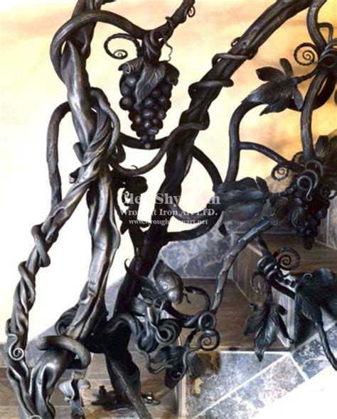 Height 76 cm, width 143.5 cm, depth 83 cm. Wrought Iron Art, LTD is Metal artist, handmade, artistic ...