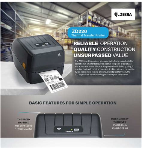 The zd220 desktop printer is available in direct thermal and thermal transfer models. Zebra Zd220 Drivers Download - Zebra Zd220d Direct Thermal Label Printer Northern Label Systems ...