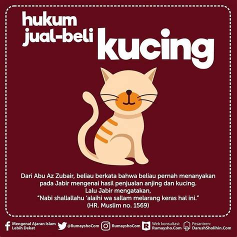 Adakah hasil penjualan kucing tersebut haram? BOLEHKAH JUAL BELI KUCING? - Nasihat Sahabat