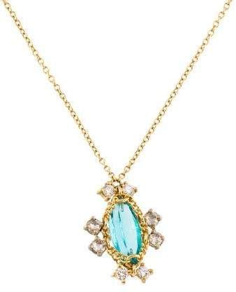 Check out our large collection that includes cuban, tennis & other necklaces. Anthony Nak 18K Blue Apatite & Diamond Pendant Necklace # ...