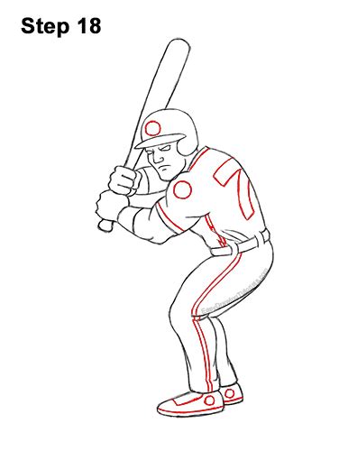 Would you like to draw a stately school? How to Draw a Baseball Player VIDEO & Step-by-Step Pictures