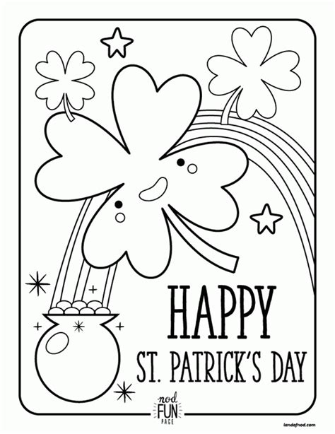 Download coloring pages st patricks day coloring pages st. St Patrick Day Shamrock Coloring Pages - Coloring Home