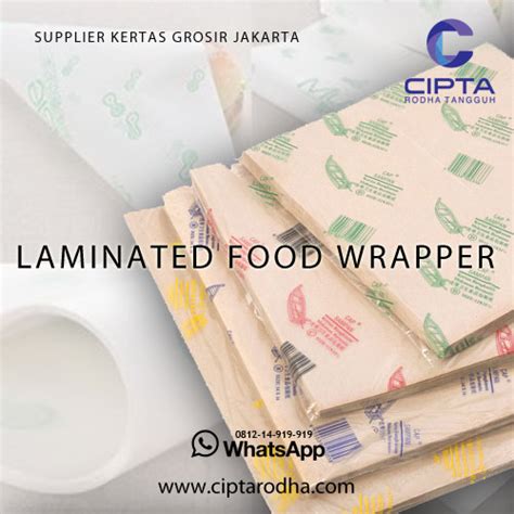 Kertas penyerap minyak atau air. Food Wrapping Paper Jakarta | CiptaRodha.com | PT Cipta ...