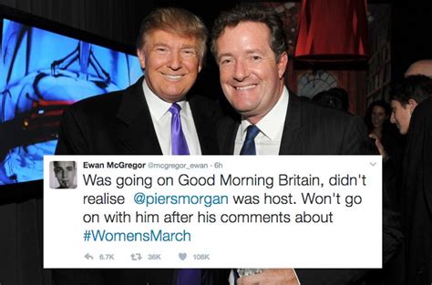 'it took me about seven minutes to complain to fill in the ofcom online form to complain about piers morgan's disgusting behaviour on. Piers Morgan Goes on Twitter Tirade Against Ewan McGregor ...